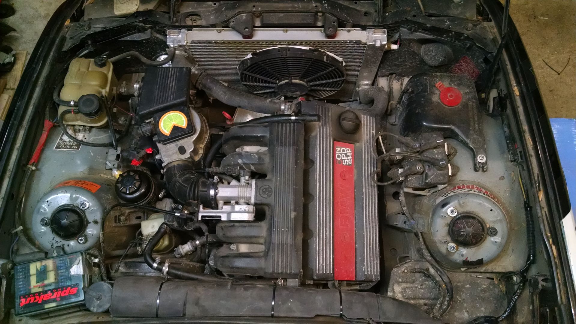 Options to relocate coolant tank in E30 Grassroots Motorsports forum